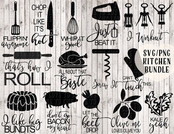 Kitchen Bunlde SVG Kitchen Sayings Svg Kitchen Svg Kitchen 