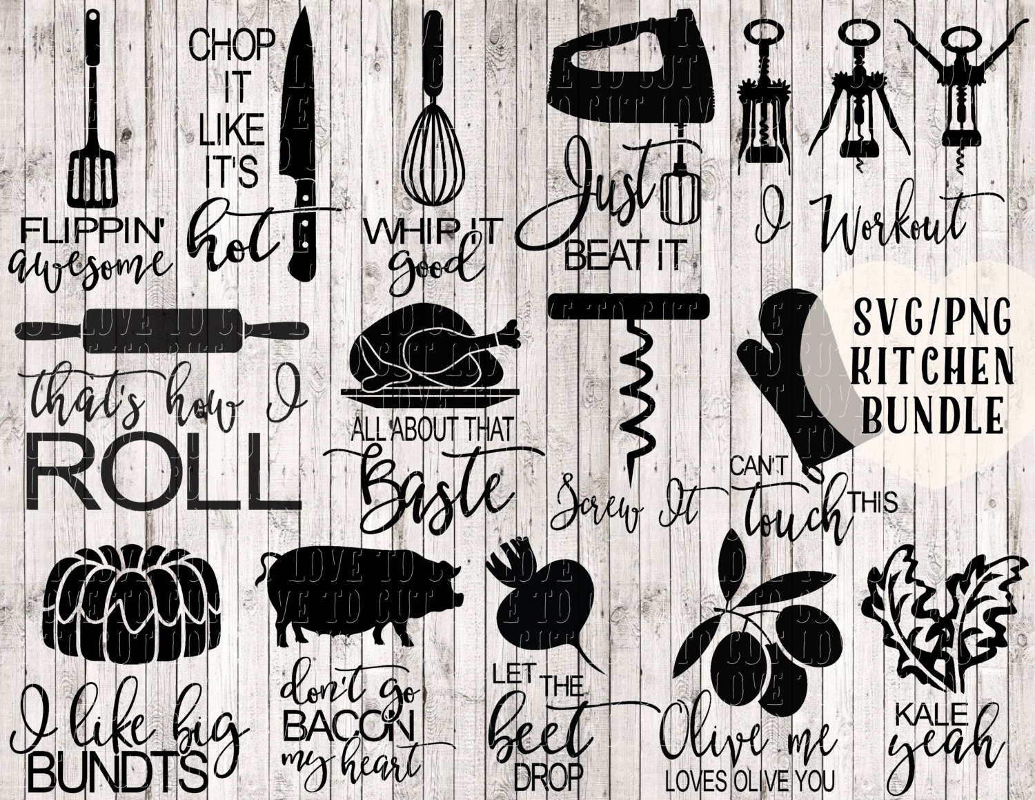Download Kitchen svg bundle svg files kitchen printables song svg | Etsy
