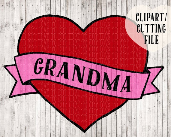 Download Grandma Svg Onesie Svg Heart Svg Tattoo Svg Grandma Etsy
