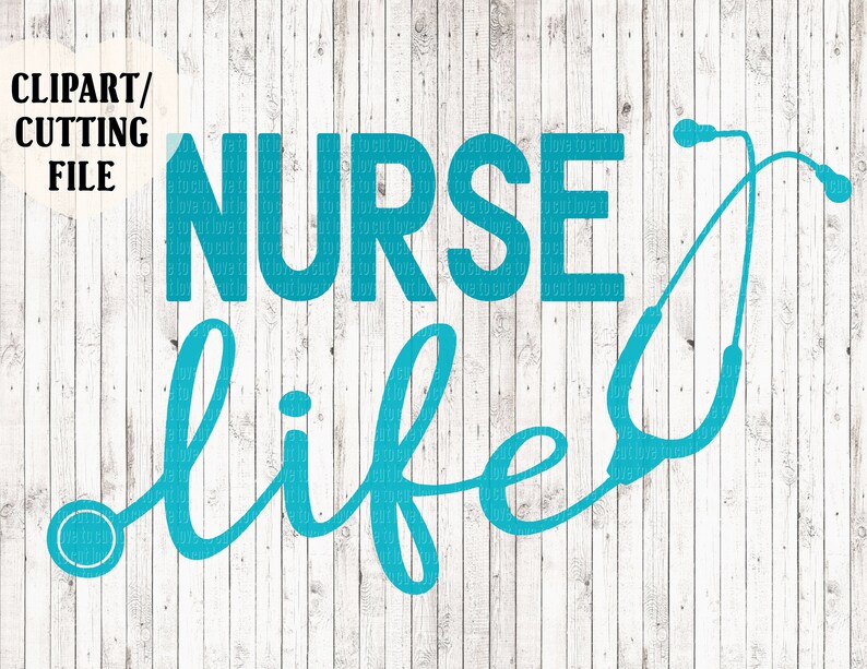 Download Nursing is a work of heart svg svg files for silhouette | Etsy