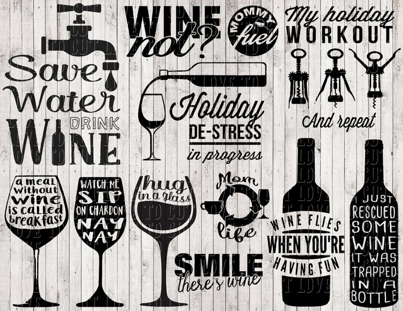 Download Wine svg bundle wine clipart svg files for silhouette ...