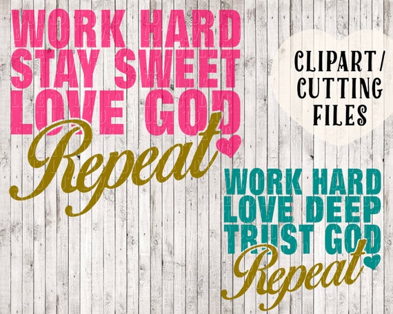 Love God And Trust God Svg Files Christian Svg Quote Svg Etsy