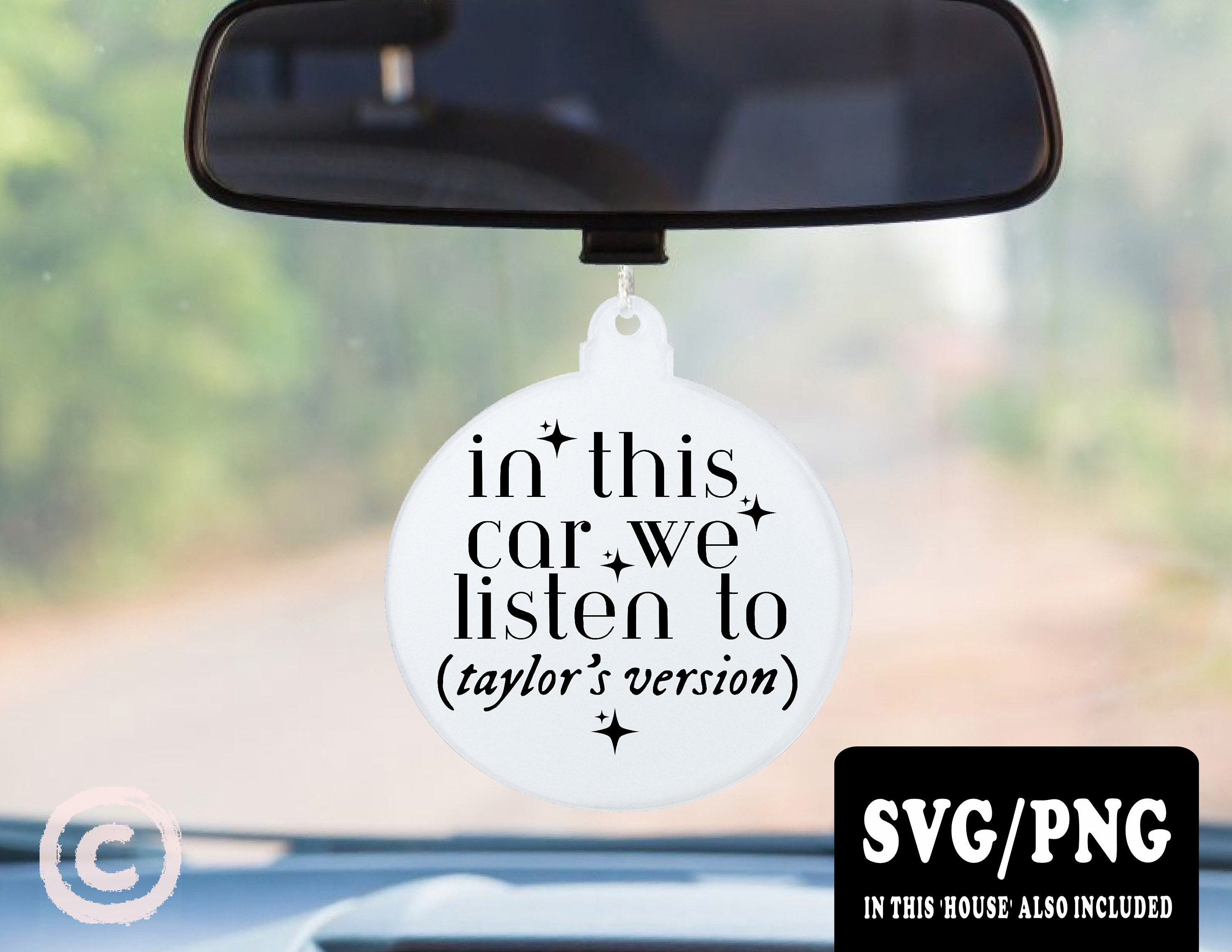 Taylor Swift Car Vehicle Mirror In This Car We Listen To Taylor's