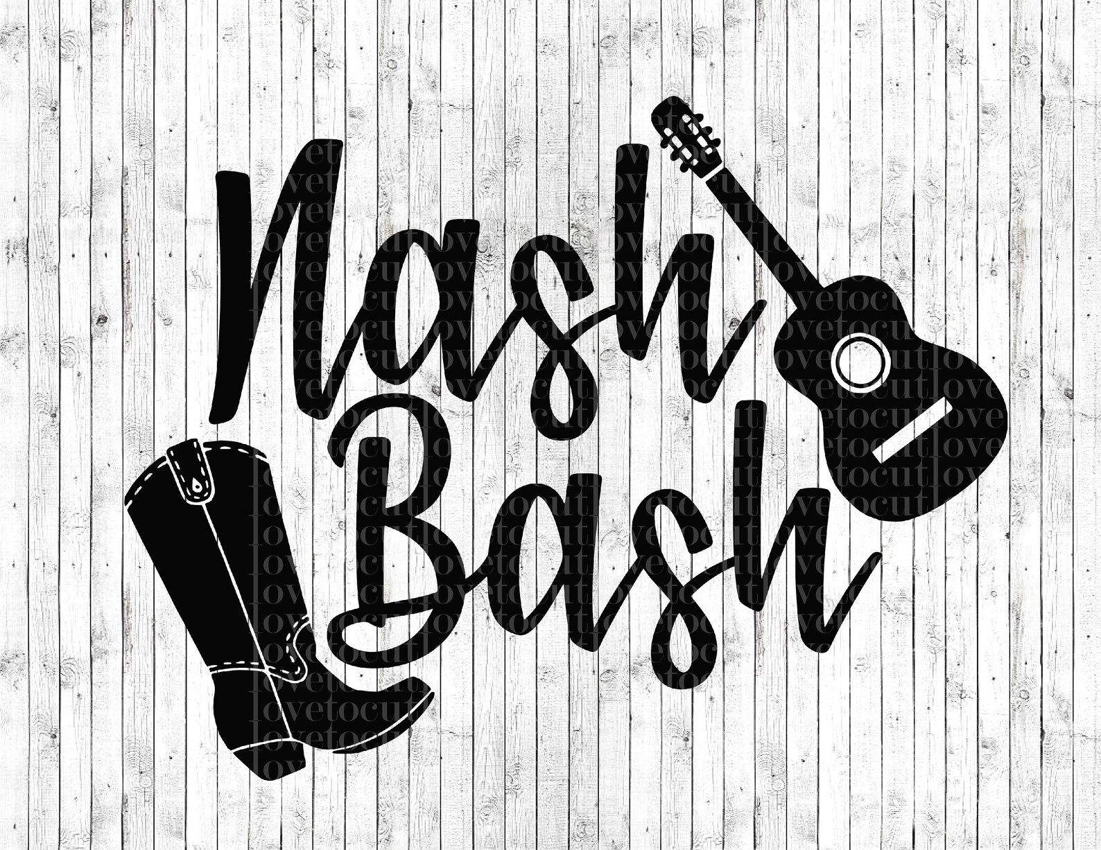 Nash Bash Svg Nashville Svg Bachelorette Party Cut Files Etsy