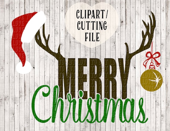Download Merry Christmas svg hunting svg buck svg deer svg antler ...