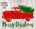 Christmas truck svg, Merry Christmas svg, Christmas tree svg, Christmas svg designs, Christmas svg files, vintage truck svg, vinyl art 
