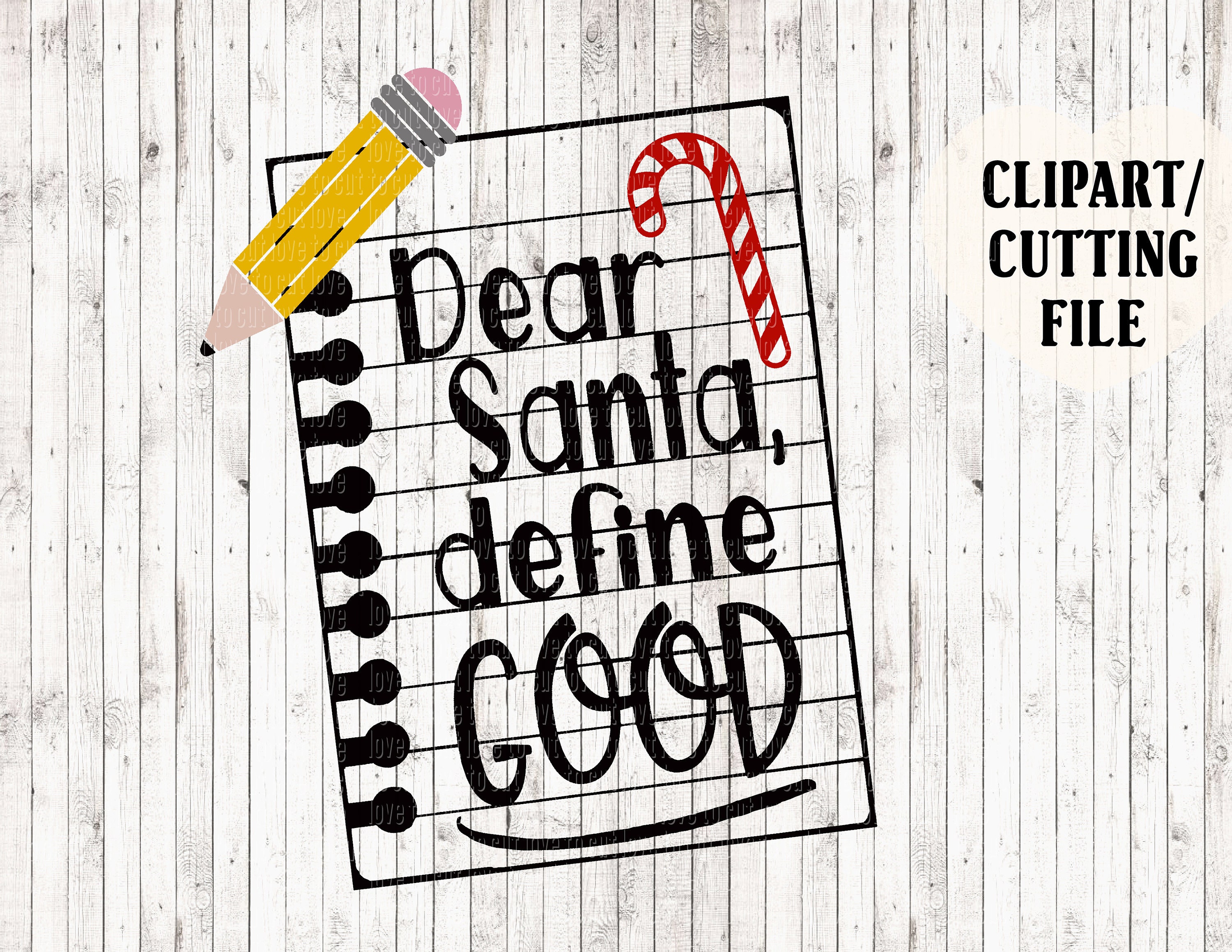 Download Dear Santa Define Good Svg Kids Christmas Svg Boy Svg Girl Etsy