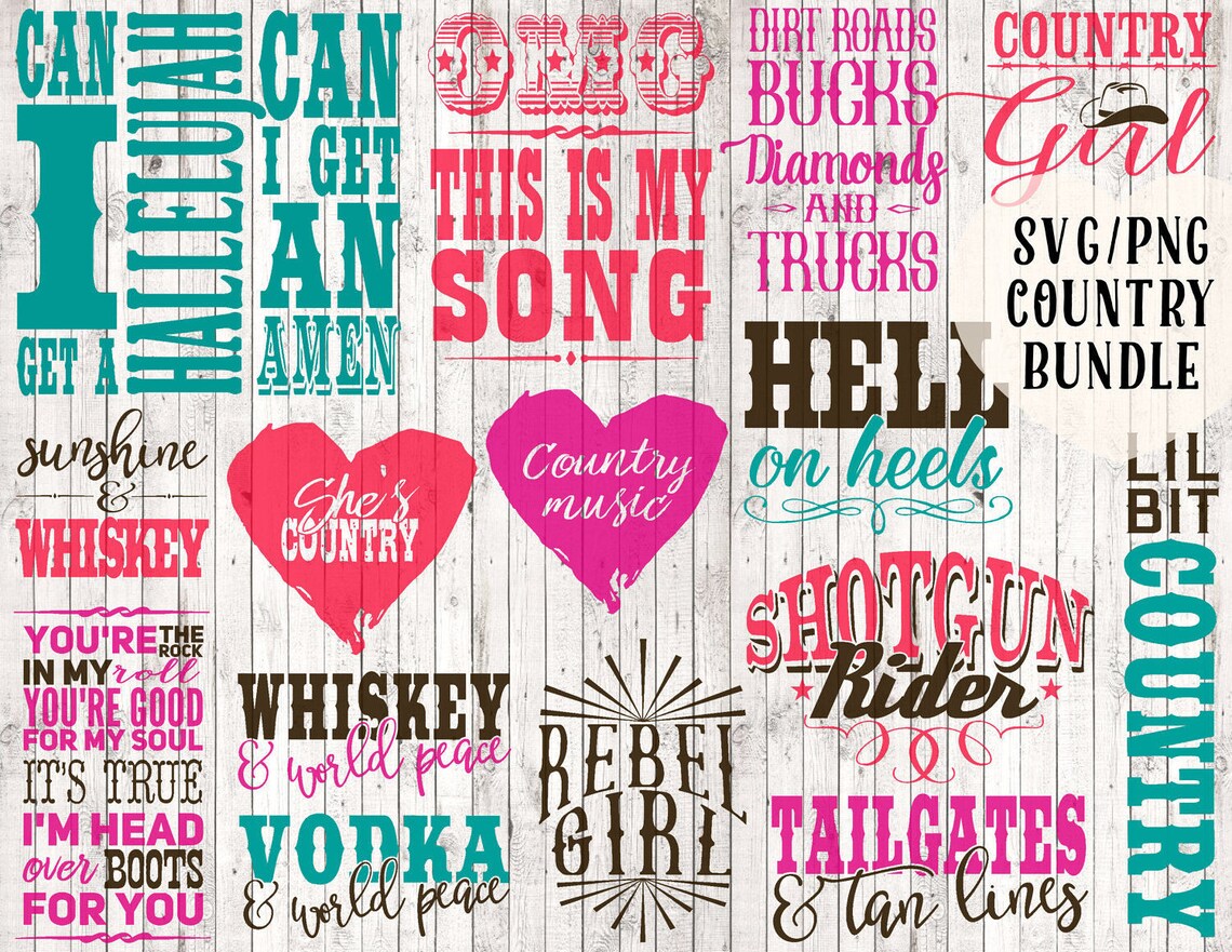 Redneck Svg Country Svg Country Song Svg Song Lyric Svg Etsy