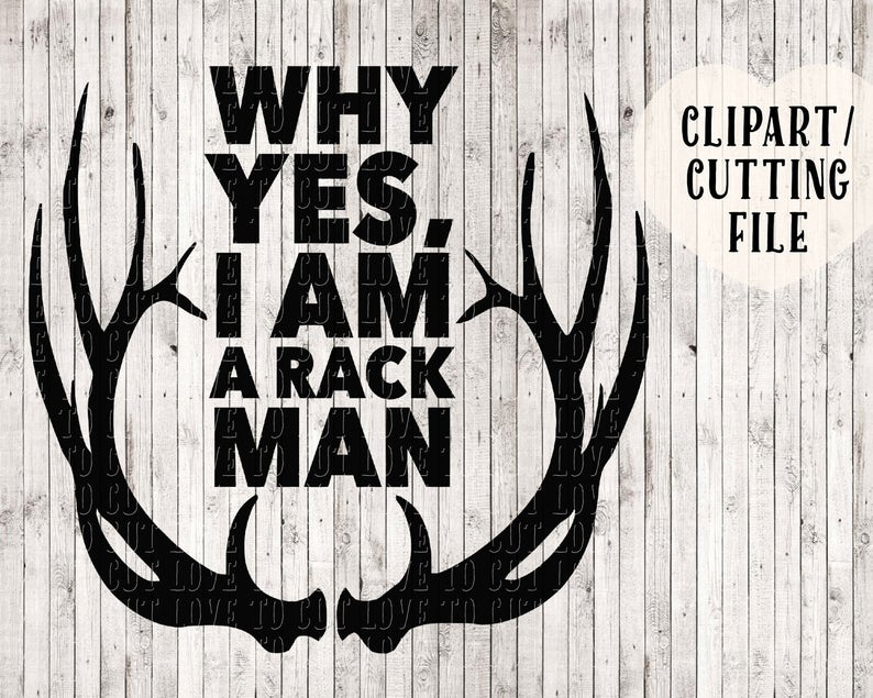 Download Rack Man Svg Hunting Svg Antler Svg Buck Svg Deer Svg Etsy