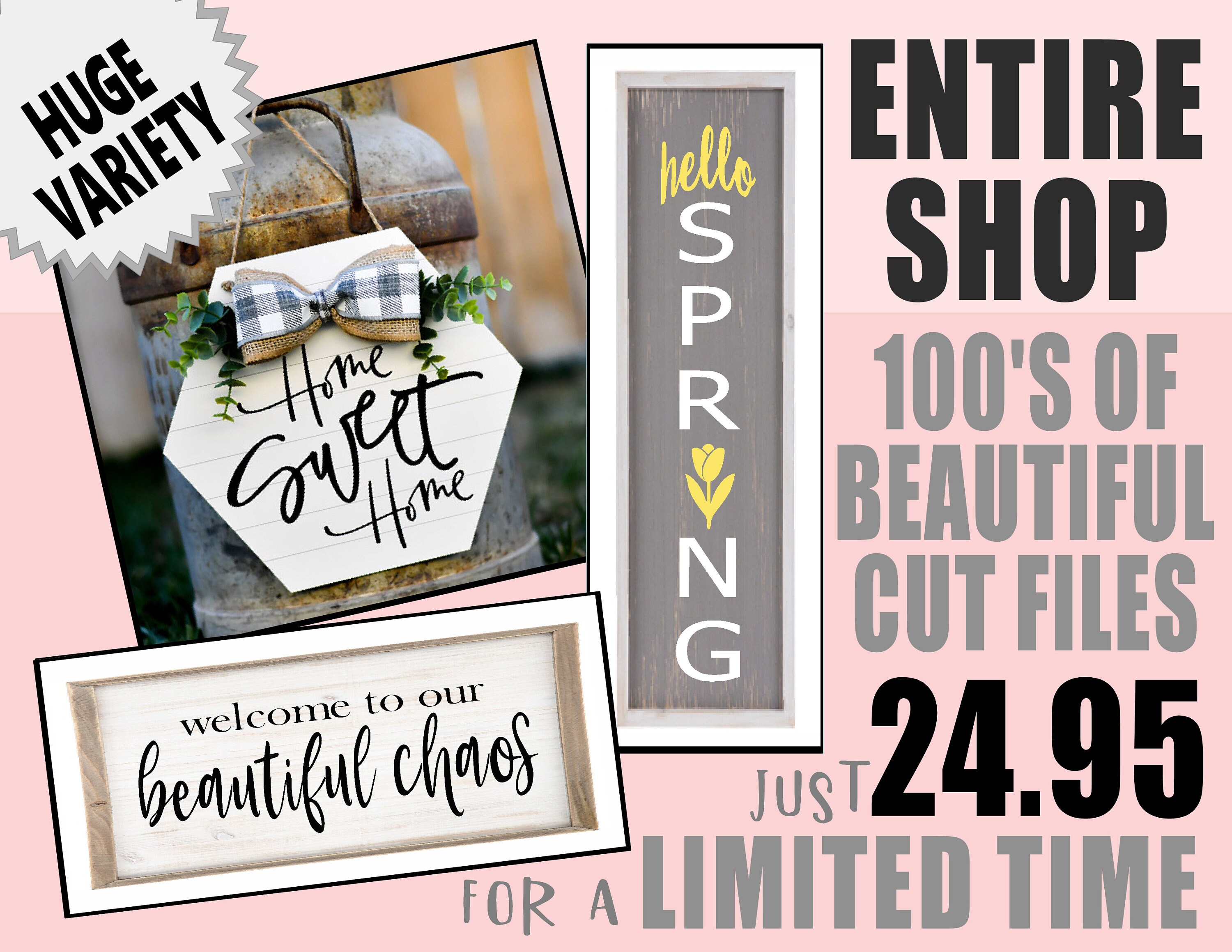 Download All Files In Shop Huge Svg Bundle Cut File Bundle Svg Quote Etsy