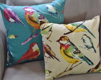 bird pillow covers