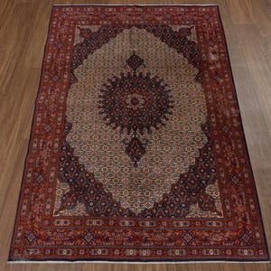 6x9 Vintage Rug, Red Rug, Oushak Rug, Anatolian Rug, Antique Rug, Large Rug, Muted Rug, Rare Rug, Wool Rug, Kitchen Rug, Entryway Rug