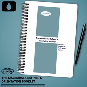 The Macrodata Refiner's Orientation Booklet - Severance (TV Series) - Digital PDF - Severance TV Show - Lumon Industries
