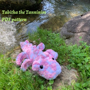 Tabitha Tanninim Sea Monster Amigurumi Crochet PDF Pattern