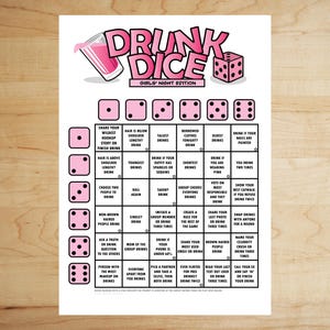 Drunk Dice - Girls&#39; Night Edition
