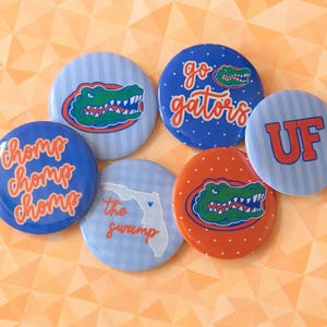 Florida Gators Button Zipper Pulls – Choose From 12 Designs