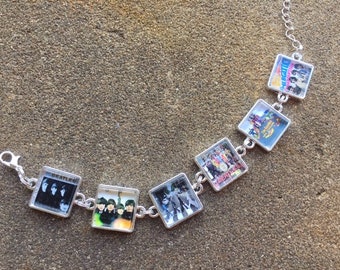 BEATLES record album cover bracelet All your Favorites!  Free USA shipping