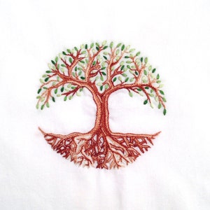 Tree of Life Hand Embroidery Pattern PDF stitching instructions included image 2