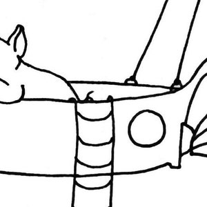 Flying Pig in Zeppelin Airship Hand Embroidery Pattern PDF - stitching instructions included! image 4