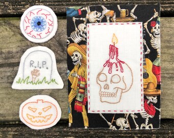 Hand Embroidered Halloween Patches Collection Your Choice