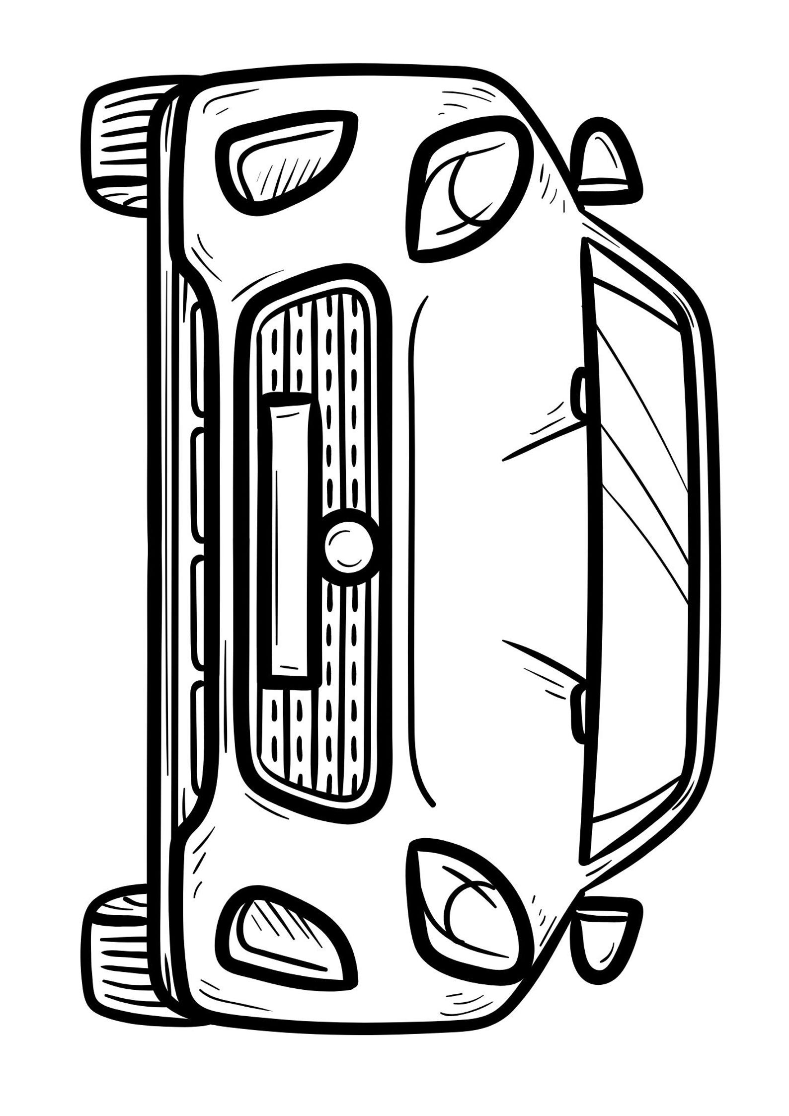 Kids Coloring Pages, Car Printable 20 Pages, Coloring Book for Kids