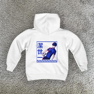 s*0様 M FCRB 24AW BLUE LOCK SWEAT HOODIE Men Hoodie Anime BLUE LOCK 3D Zip Up Women Boy Bluelock