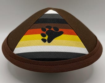 The Big Bear Energy| PRIDE! | Whimsical Yarmulke | Fun Kippah | Handmade Judaica