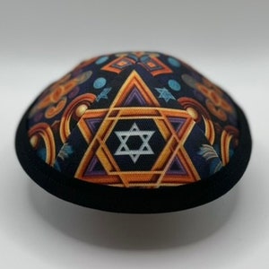 The Judeo Rococo (Bronze) | Whimsical Yarmulke | Fun Kippah | Handmade Judaica