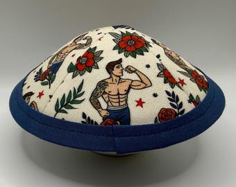 The Tatted Floral Flex| PRIDE! | Whimsical Yarmulke | Fun Kippah | Handmade Judaica