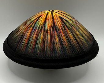The Burst of Pride | PRIDE! | Whimsical Yarmulke | Fun Kippah | Handmade Judaica