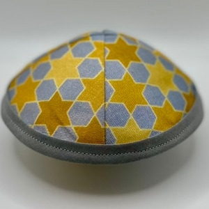 The Star of David | Whimsical Yarmulke | Fun Kippah | Handmade Judaica