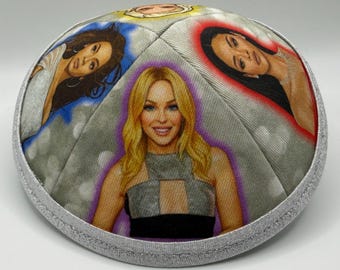 The Divine Diva Quartet| PRIDE! | Whimsical Yarmulke | Fun Kippah | Handmade Judaica