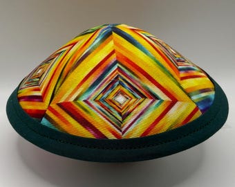 The Diamonds are Forever | PRIDE! | Whimsical Yarmulke | Fun Kippah | Handmade Judaica