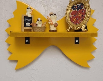 Farfalle Bow Tie Pasta Shelf Wall Hanging