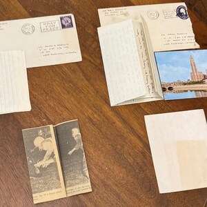 1956 Military Letters USMC Montague Bros + Columbus OH Postkarte und Nachrichten – Union, Sci-Fi, Football und Familienleben