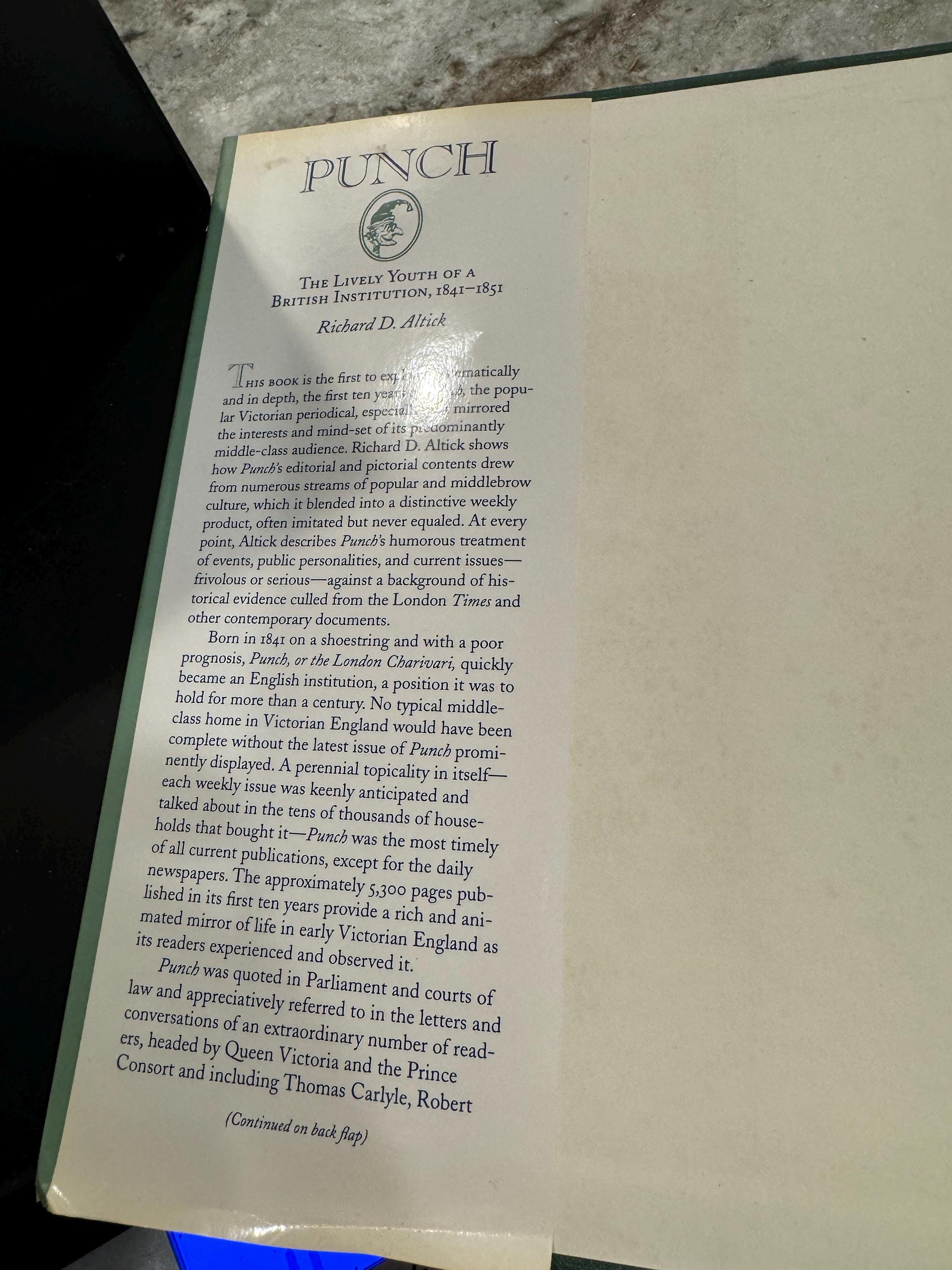 1997 Richard Altick - Punch: The Lively Youth of a British