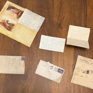 Carta autógrafa de Lois Lenski de 1934 + Lote del Archivo Familiar Havens, efímera vintage de la década de 1917-1940, cartas manuscritas de la OSU sobre la aviación de la Primera Guerra Mundial en Padua Hills