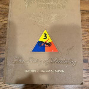 Jahrgang 1951, 3rd Armored Abteilung Training Book - 65th F.A. Battalion, US Army, 1st Ed.