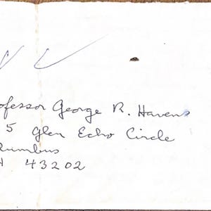 George Havens OSU Estate Lot Vintage Ephemera NORMAN TORREY Letter 1971 China Mission 1935 Castleden Print 1920s Historical Paper E13