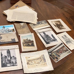 Lotto di effimeri d'epoca CT 1903-1932: storia metodista del reverendo Curtiss, biglietti e foto della famiglia Munson