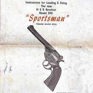 Manuales del H&R Sportsman 999 y cartas de la Marina de 1954 - Lote de efímeras