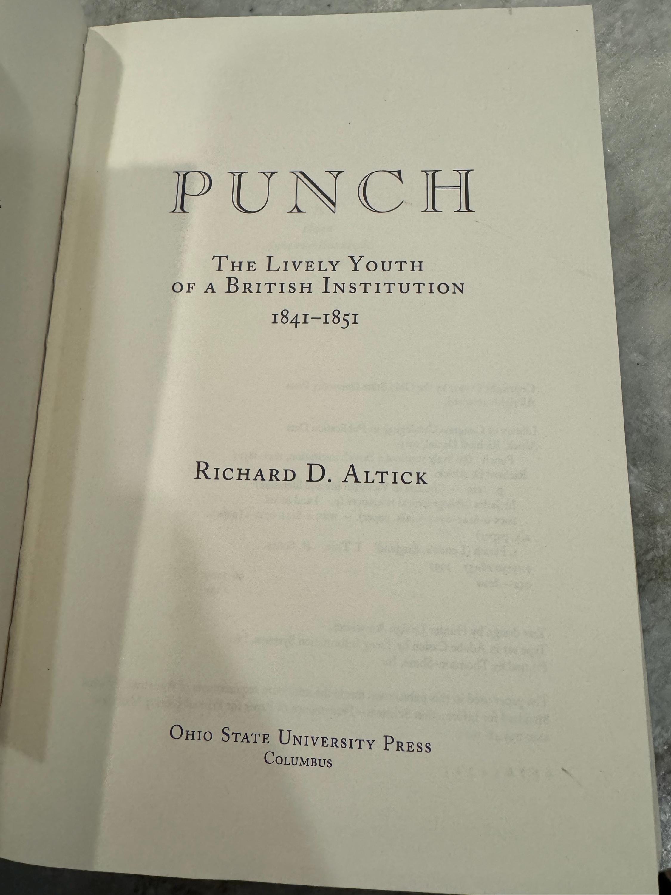 1997 Richard Altick - Punch: The Lively Youth of a British