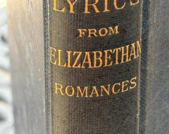 NUMBERED COPY: Poems, Chiefly Lyrical, from Romances and Prose Tracts of the Elizabethan Age, With Chosen Poems of Nicholas Breton. 405
