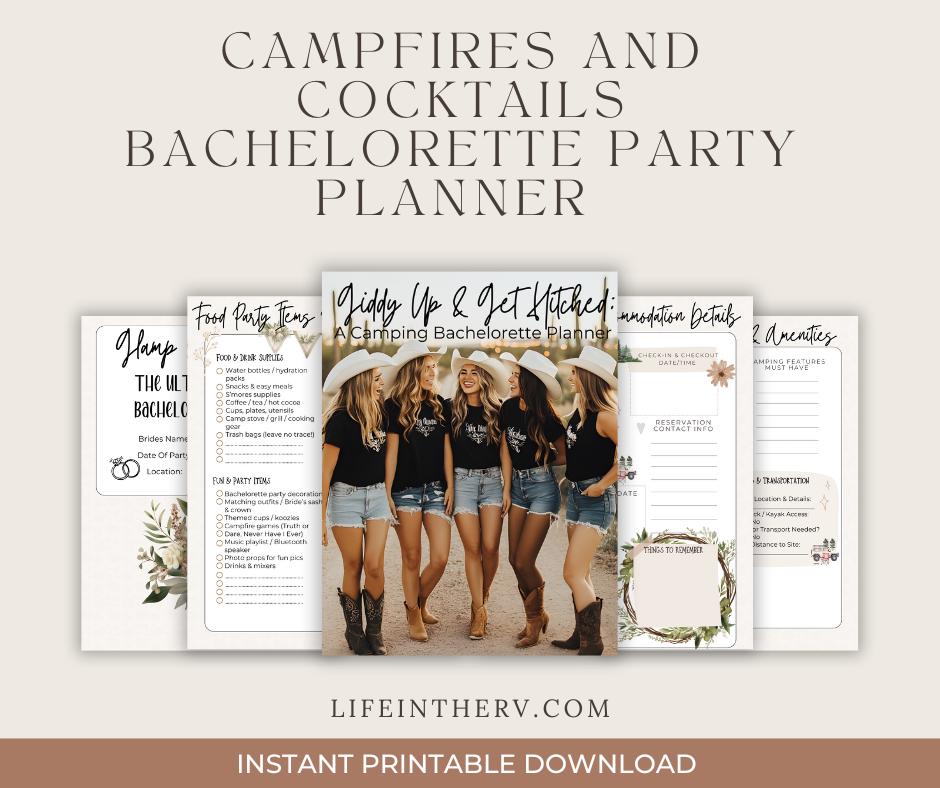 Campfires & Cocktails Bachelorette Party Planner (digital Download) - Etsy Israel Campfires & Cocktails Bachelorette Party Planner (digital Download) - Etsy Israel
