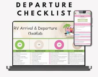 RV Arrival & Departure Checklist: Google Sheets RV Setup Tracker