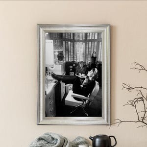 Audrey Hepburn in Studio - Vintage Framed Print - Black & White Hollywood Photography Wall Art