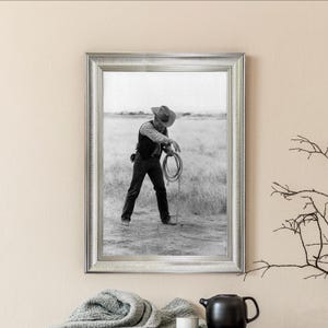James Dean, Kowboys Vintage Framed Print, Classic Hollywood Art, Timeless James Dean Wall Decor