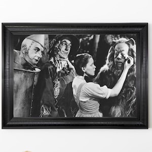 Wizard of Oz Frame Wall Art - Judy Garland Framed Print, Classic Movie Decor, Vintage Framed Print