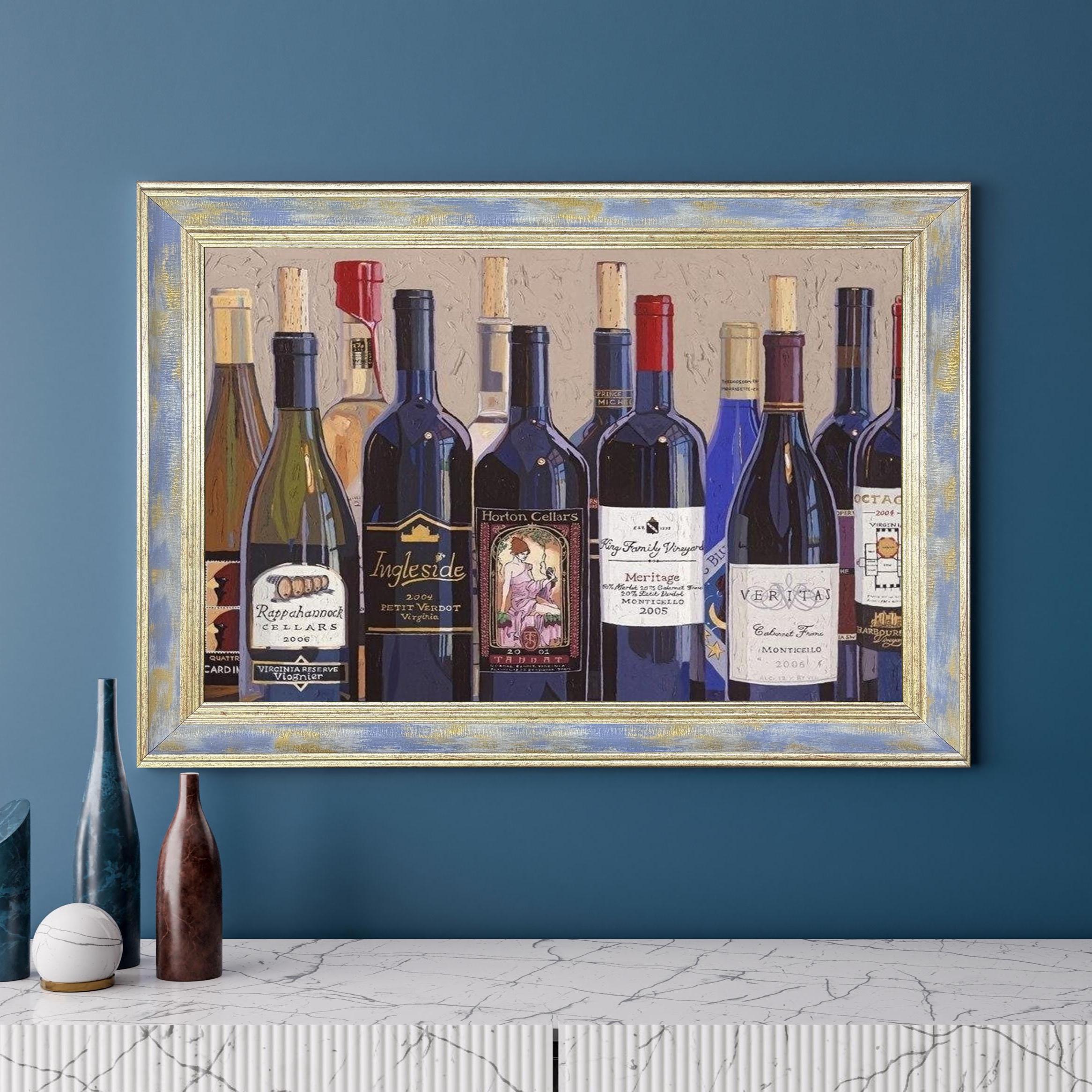 Make Mine Virginia Wine Number One - Timeless Vintage Framed Artwork for Classic Home Deco