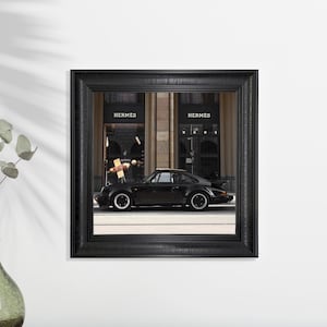Vintage Porsche 911 Framed Print - Classic Car Wall Art - Retro Automotive Decor